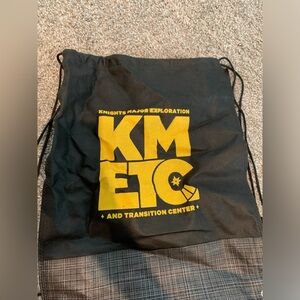 Black and Yellow Drawstring Bag UCF KNIGHTS NEW